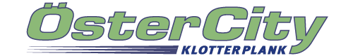 &Ouml;sterCity Klotterplank logo