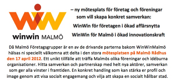 Länk till WinWin Malmös egen sida